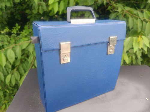 Vintage vinyl record case - vinyl,