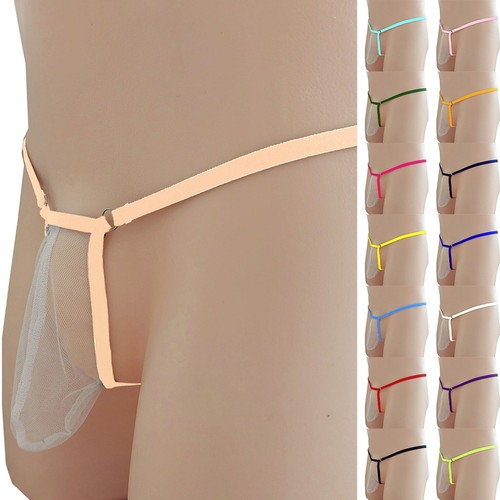Men mesh underpants thong - men,