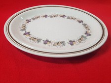 Royal Doulton - HARVEST GARLAND : Oval Serving Platter : 34 x 26.5cm : Ex Cond