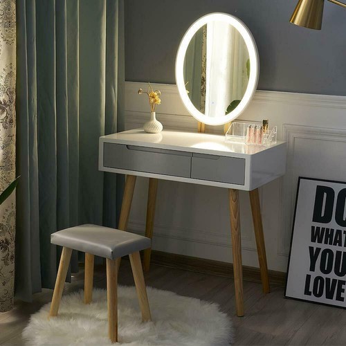 Modern dressing table - dressing, stool