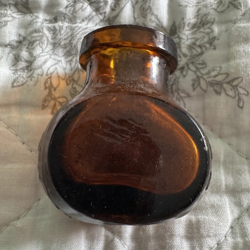 Bovril vintage amber glass - vintage,