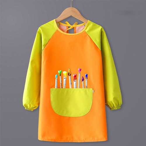 Polyester kids painting apron - polyester,