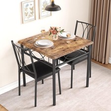 Dining Table 2 Chairs Set