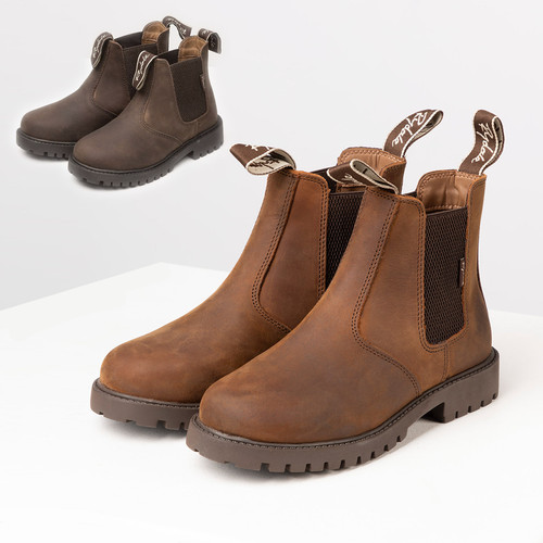 Children leather boots - leather,