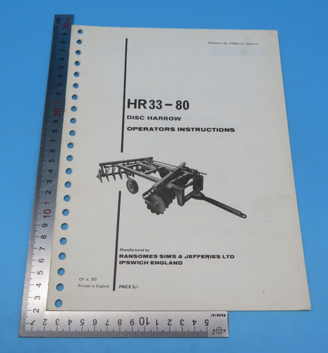 Ransomes 80 disc - ransomes,