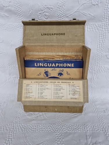 Vintage linguaphone french - vintage,