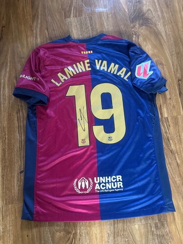Lamine yamal signed - lamine, barcelona