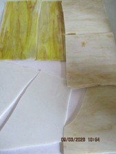 Coloured opaque glass offcuts