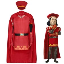 2025 Shrek Lord Farquaad Cosplay Costume Green Monster Farquaad Halloween Outfit