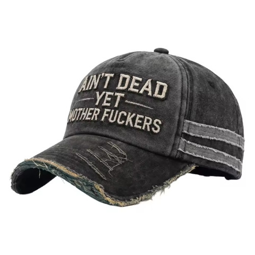 Ain dead yet cap print - 3d,