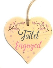Engaged Vacant Toilet Door