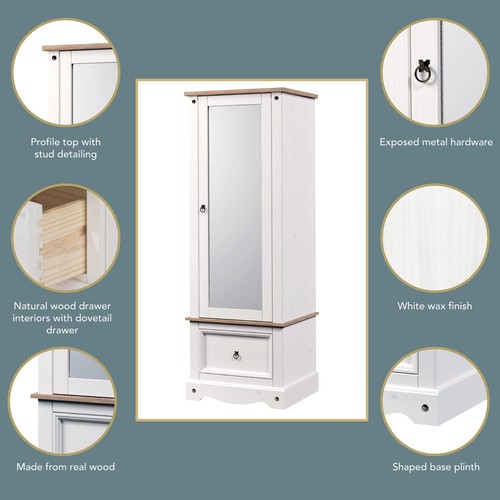 Corona armoire with mirrored - corona,
