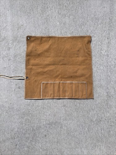 Vintage canvas tool roll - vintage,