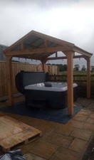 Wooden Hot Tub Shelter
