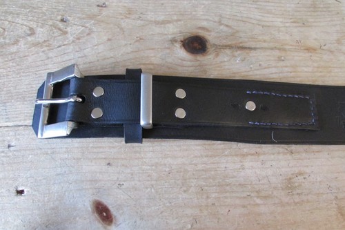 New genuine leather black