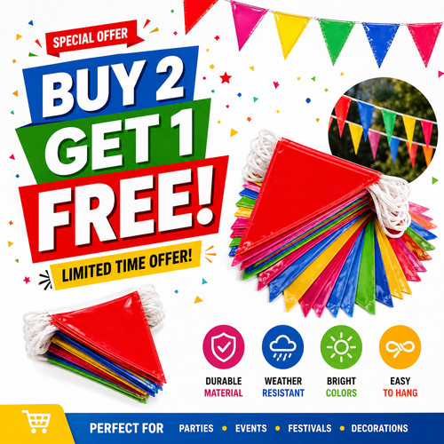 Long multi coloured - 10,