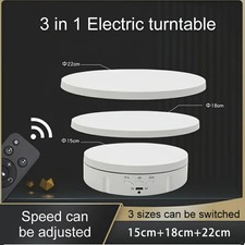 Photography Turntable Electric Rotating Display Stand 360 Degree with Remote