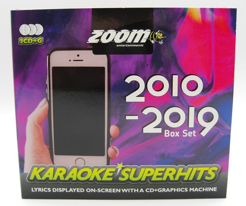 Zoom karaoke 2010 2019 - cd+g,