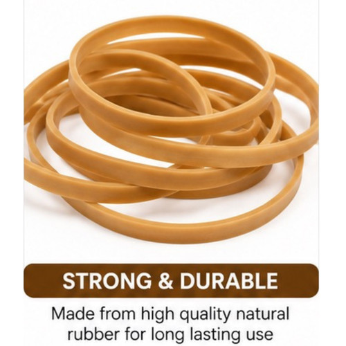 Rubber elastic bands - rubber, 4"