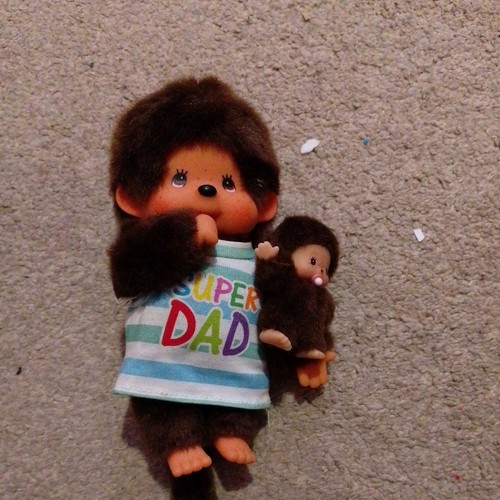 Retro monchichi super dad - monchichi,