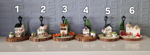 Little wooden houses round - on,