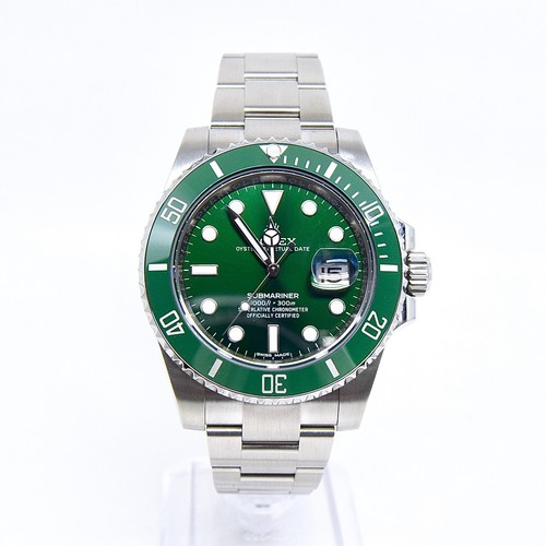 Rolex submariner 116610lv hulk - submariner,