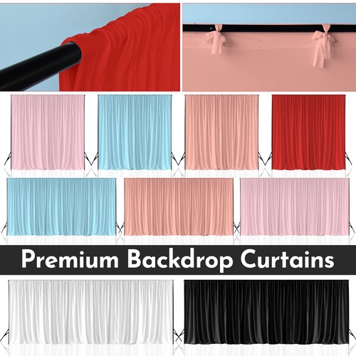 Polyester backdrop drapes - backdrop,