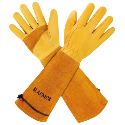 Leather gardening gloves thorn - leather,