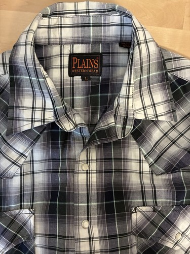 Plains western wear pearl - western, snap