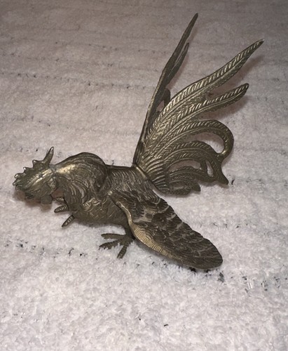 Vintage metal fighting cock - metal,