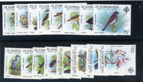 Seychelles 1983 birds - seychelles, (zil)