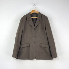 Dublin Tweed Riding Jacket Womens 32 Brown Herringbone Hacking Equestrian
