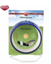 KAYTEE SUPERPET SILENT SPINNER 4.5" DWARF HAMSTER MOUSE EXERCISE CAGE WHEEL 