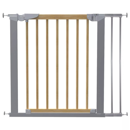 Wooden baby gate with - gate, pressure