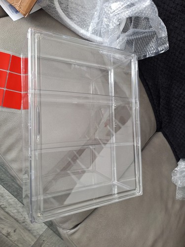 Acrylic display case - clear, for