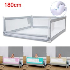 180CM Bed Safety Guards Folding Child Toddler Bed Rail Safety Protection New UK