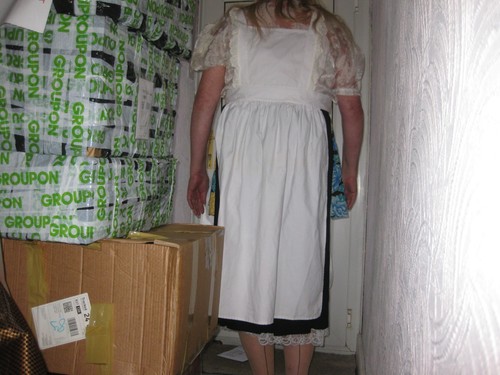 Victorian apron white - victorian,