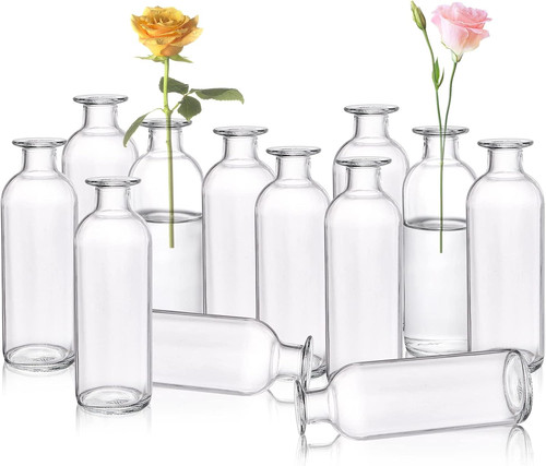 Glass bud vases set - bud, 12