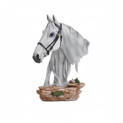 Resin horse head ornament - horse,