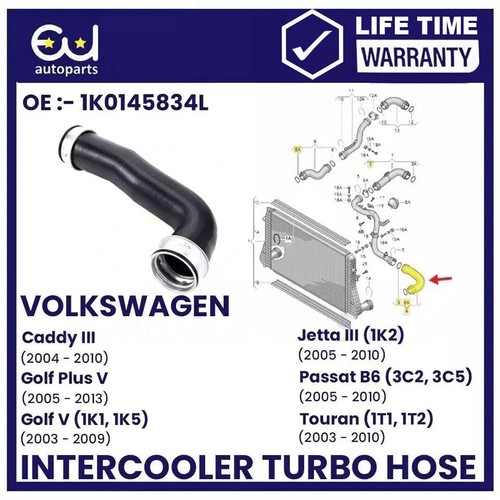 Intercooler turbo hose - turbo, pipe