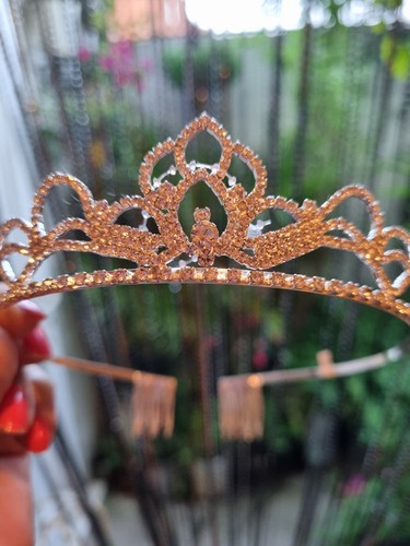 Crystal tiara bridal hair - tiara,