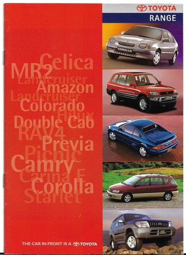 Toyota range 1997 1998 - toyota, uk