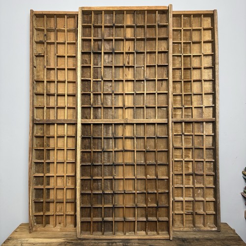 Vintage wooden printers tray - printers,