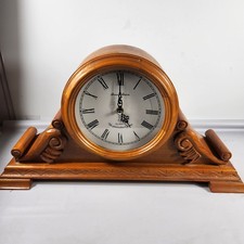 Vintage Wooden Daniel Dakota Quartz Westminster Chime Mantel Clock Works Great