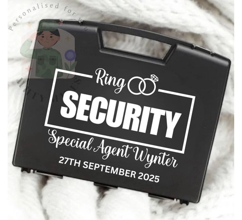 Personalised ring security - ring,