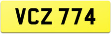 SWIFT KON TIKI 774 MODEL MOTORHOME CHEAP DATELESS AGE COVER NUMBER PLATE VCZ 774