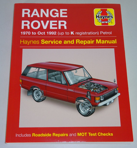 Repair manual range rover - repair,