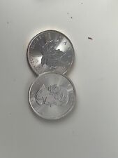 2, Elizabeth ii 2021 silver coin, 7 oz argent pur 9999. Great condition.