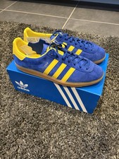 Adidas City Series Stockholm 2021 Royal Blue Yellow UK 8.5 BNIBWT