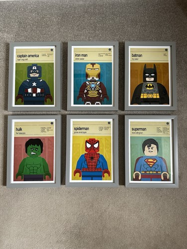 Set six lego themed - set,